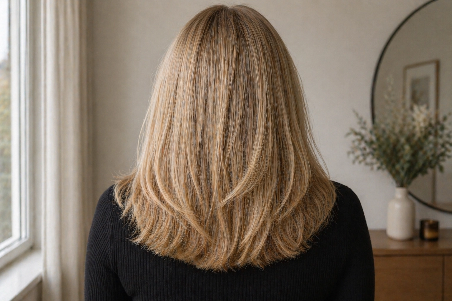 Dickes oder schweres Haar vorbereiten